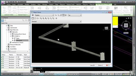 autocad pipe networks.